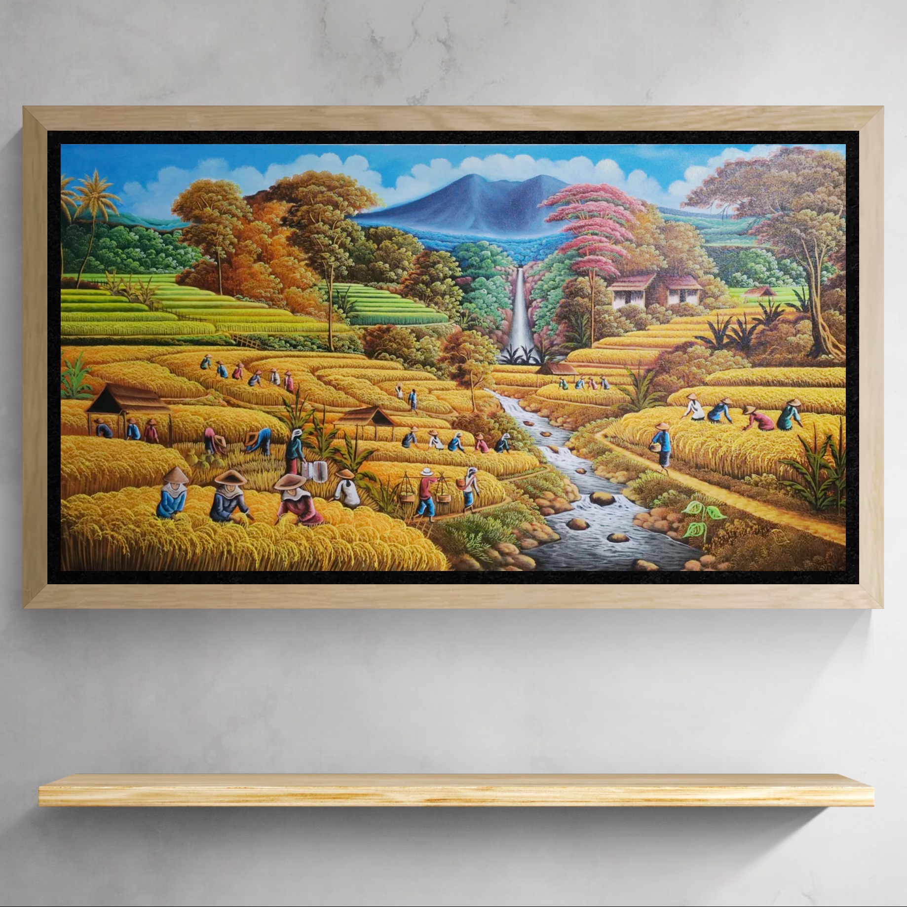 Harvest Along the Flowing Valley image 3